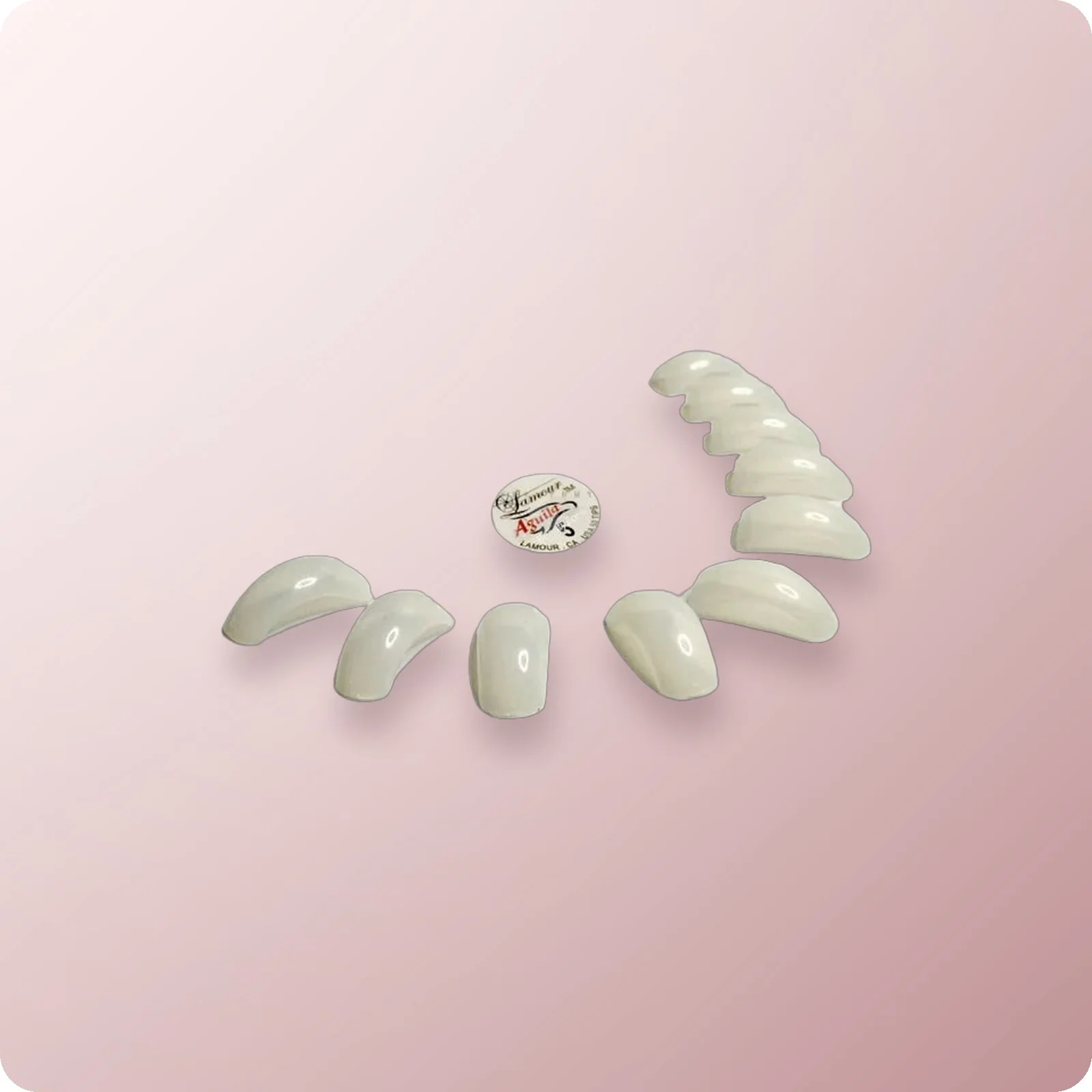 #5 LAMOUR Tips Aguila Natural 50 pcs (10 pks)
