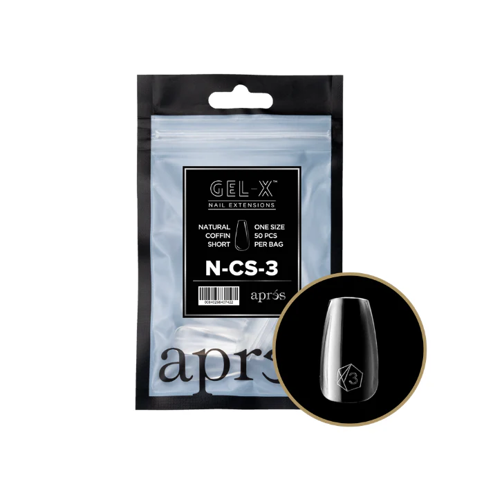 APRES Gel-X Natural Coffin 2.0 Refill Bag - Image 5