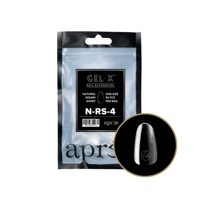 APRES Gel-X Natural Round 2.0 Refill Bag - Image 6