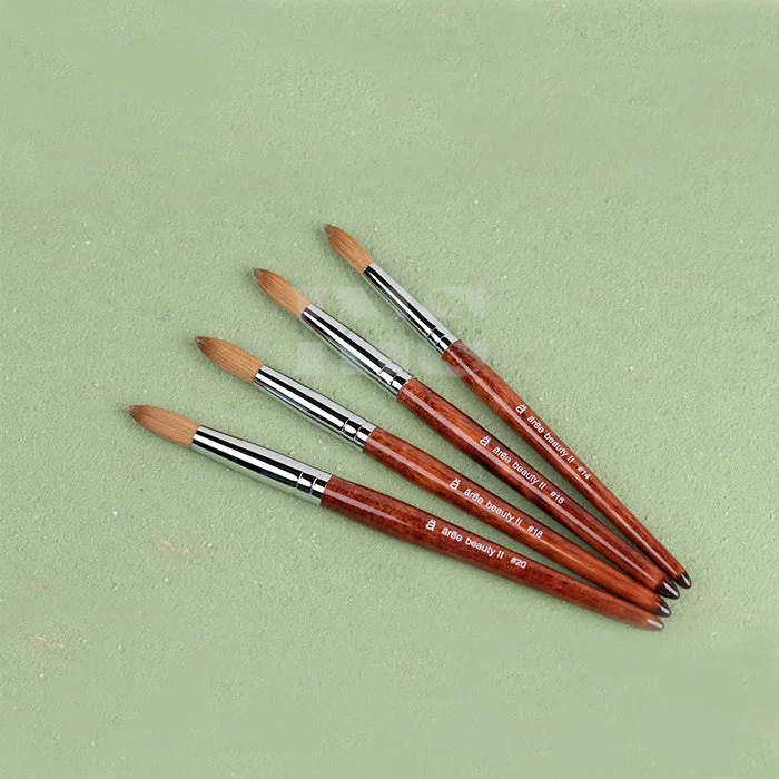 AREE Beauty 100% - Kolinsky Brush Dark Wood #18 (Buy5get1) - Image 3