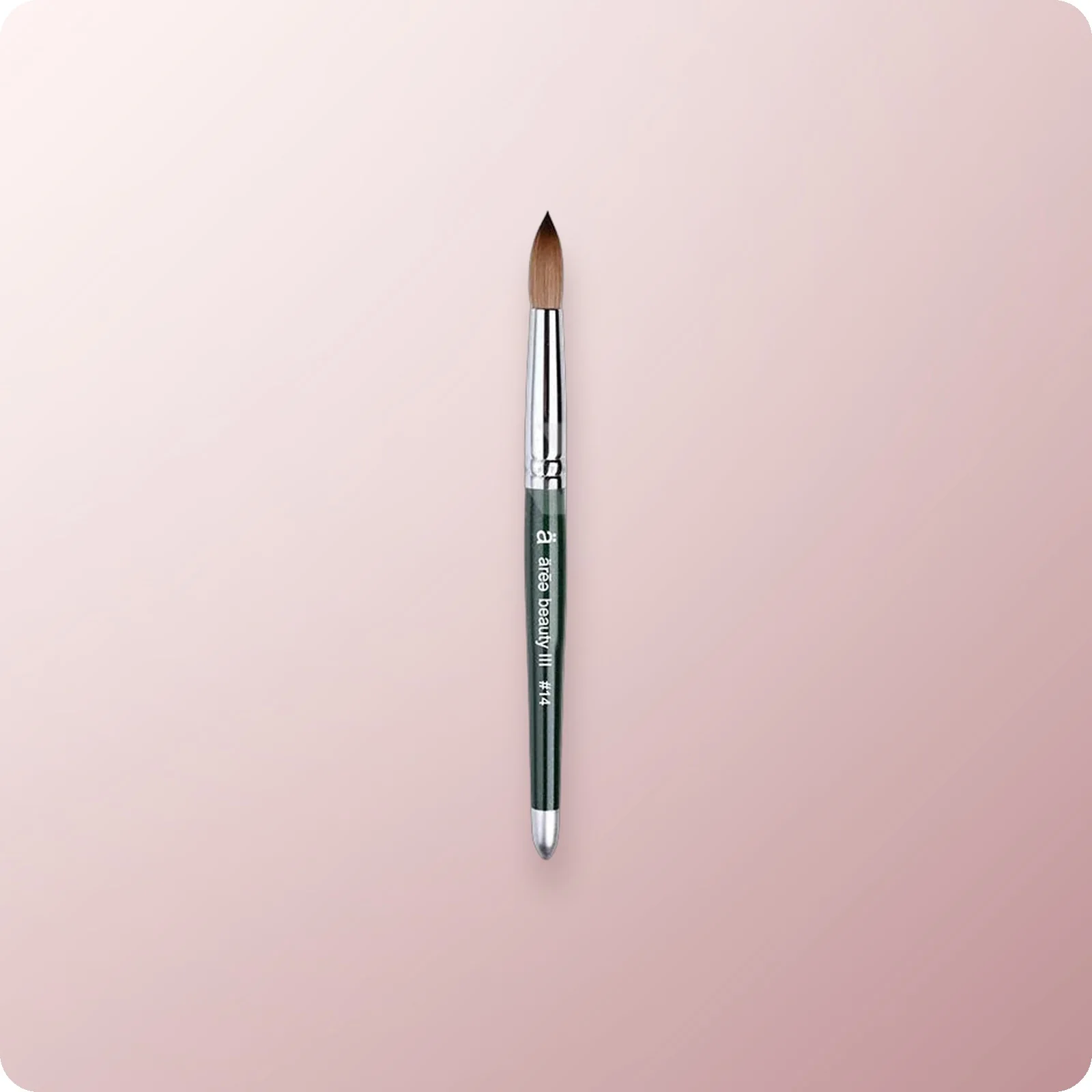 AREE Beauty 100% - Kolinsky Brush Emerald Wood #14 (Buy5get1)