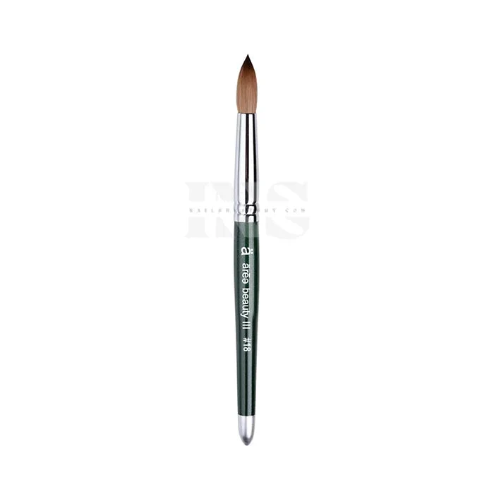 AREE Beauty 100% - Kolinsky Brush Emerald Wood #18 (Buy5get1) - Image 2