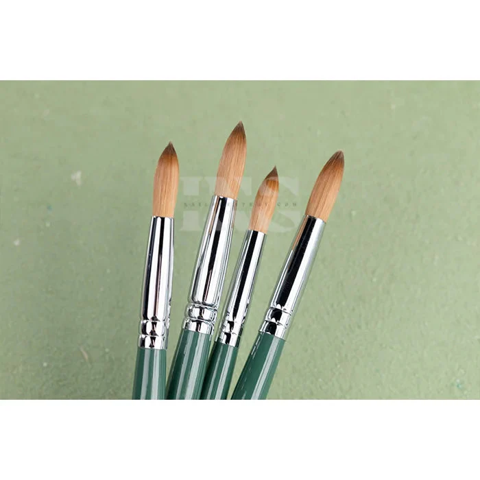 AREE Beauty 100% - Kolinsky Brush Emerald Wood #18 (Buy5get1) - Image 6