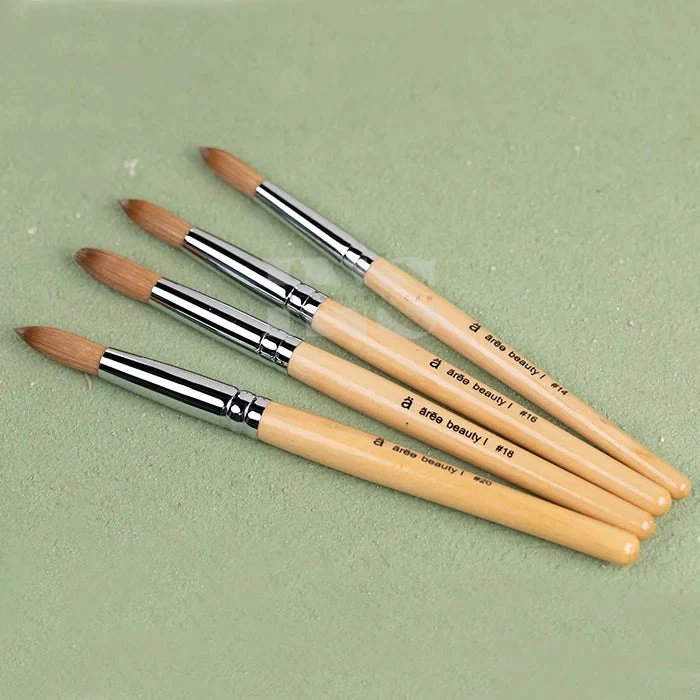 AREE Beauty 100% - Kolinsky Brush Light Wood #16 (Buy5get1) - Image 3