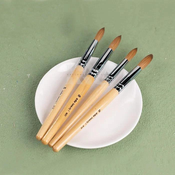 AREE Beauty 100% - Kolinsky Brush Light Wood #20 (Buy5get1) - Image 4