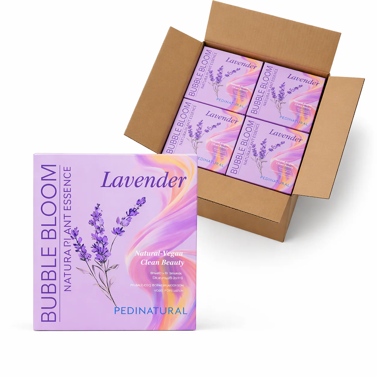 BUBBLE BLOOM 7 Step Pedicure Kit - 36pk/Case - Image 11