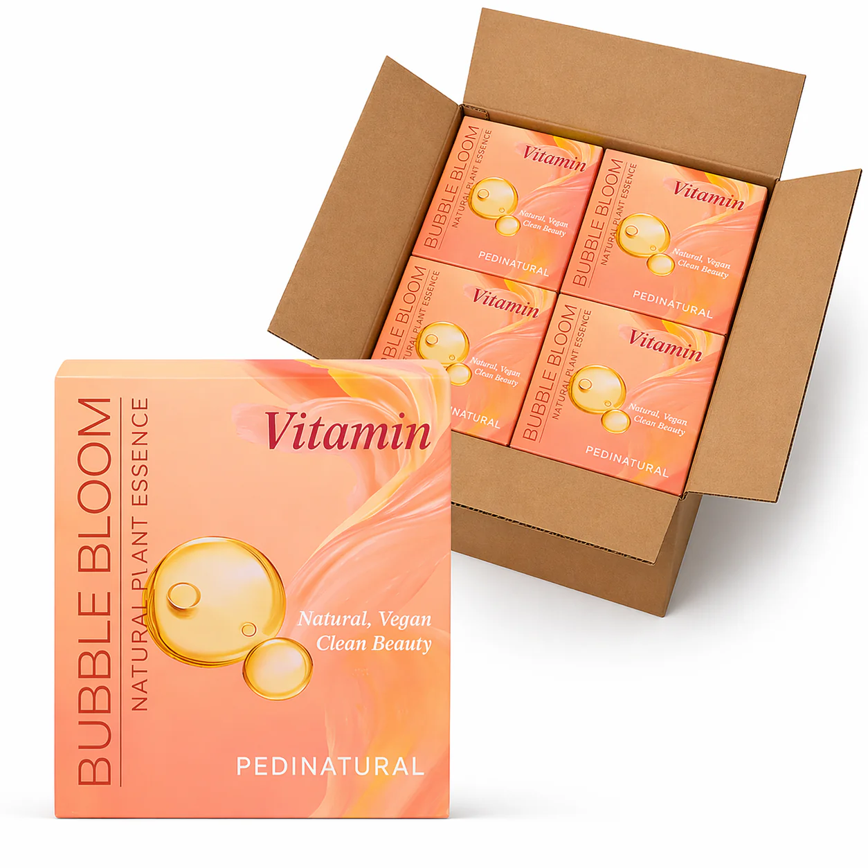 BUBBLE BLOOM 7 Step Pedicure Kit - 36pk/Case - Image 12