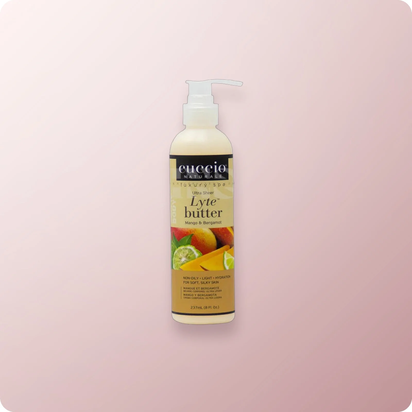 Cuccio Lyte Butter - Mango & Bergamot 8 oz
