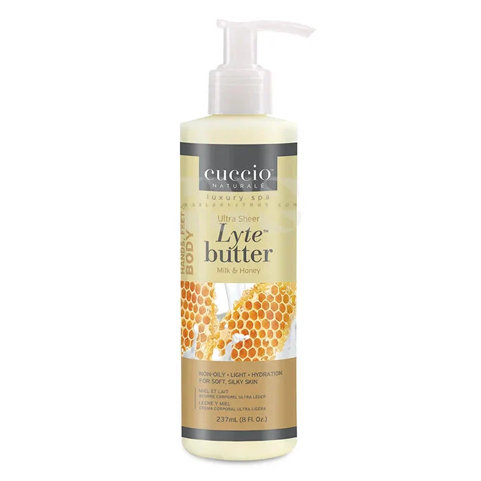 Cuccio Lyte Butter - Milk & Honey 8 oz - Image 2