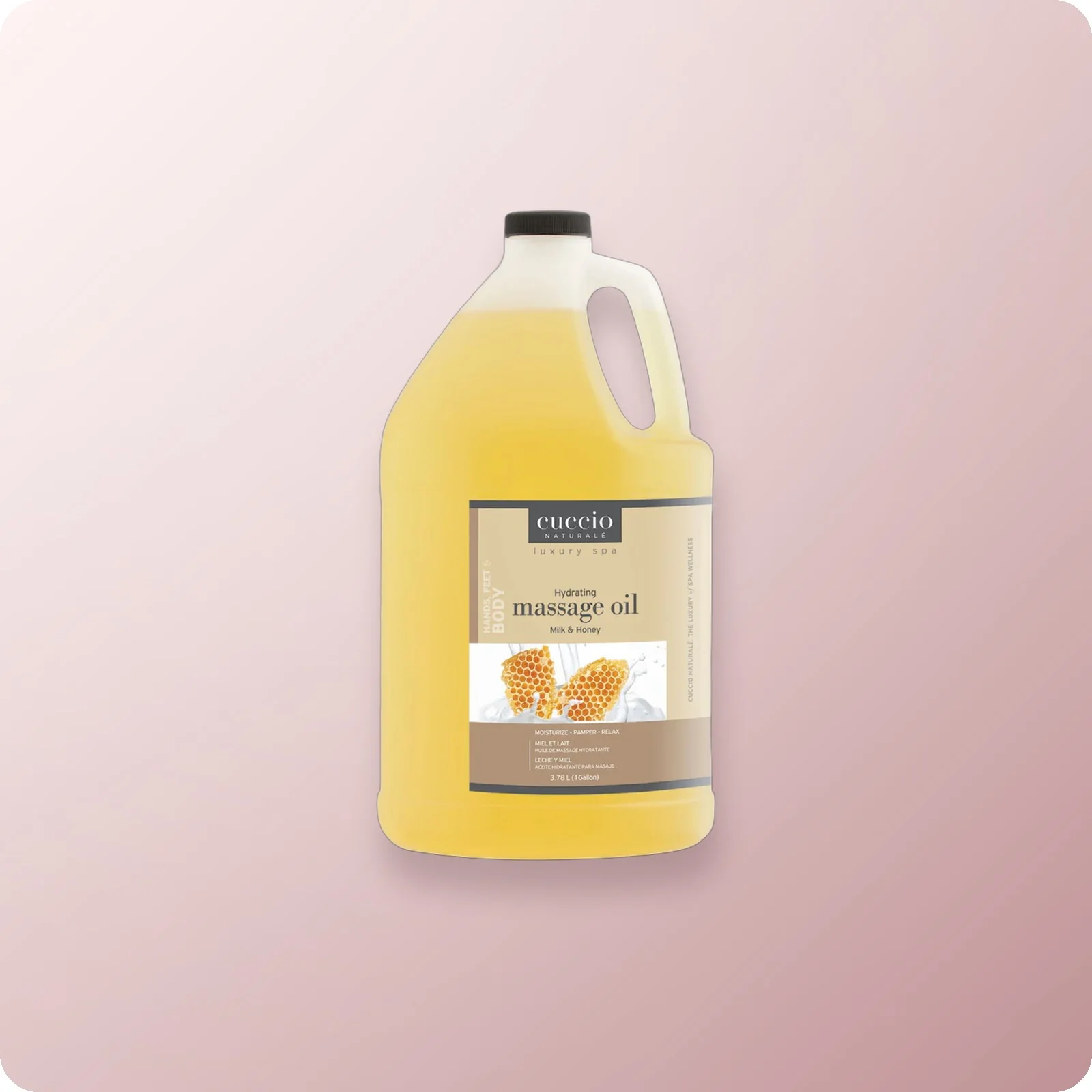 CUCCIO Massage Oil Milk & Honey Gallon