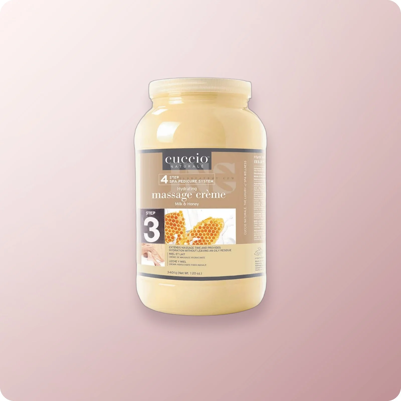 Cuccio Step #3 Milk & Honey Massage Creme Gallon