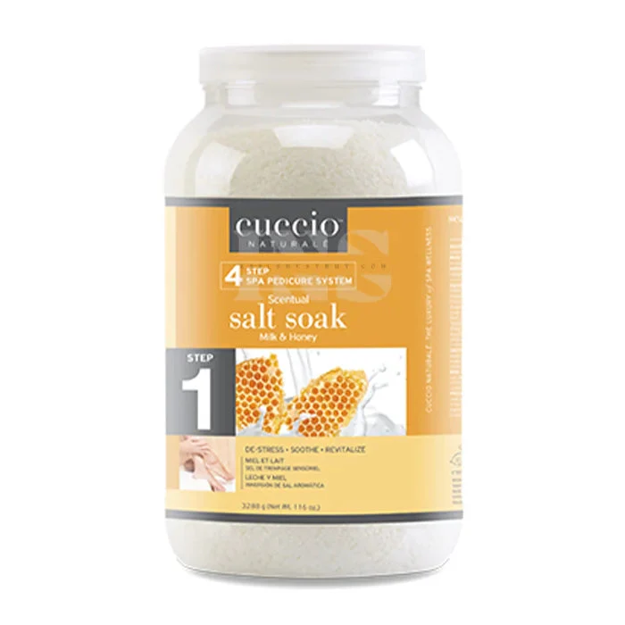 Cuccio Step #1 Milk & Honey Salt Soak Gallon - Image 2
