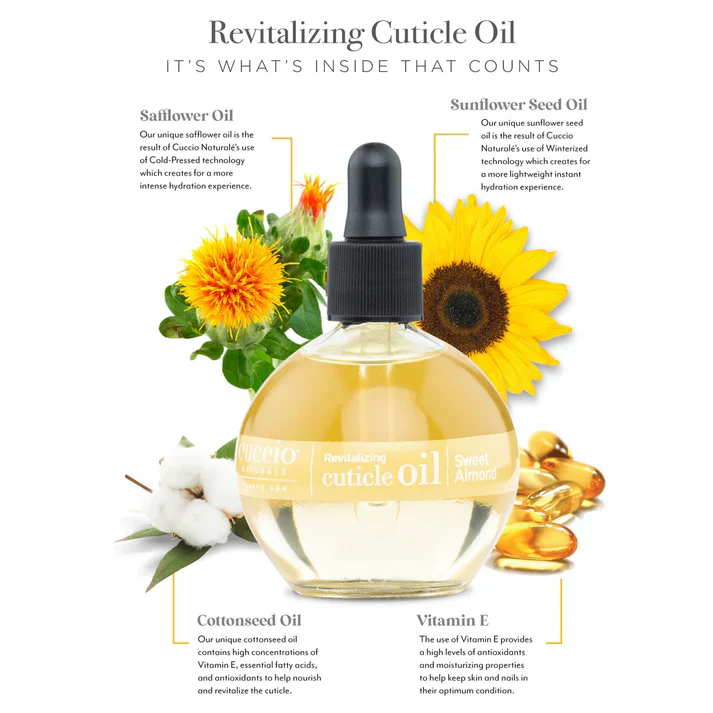 Cuccio Sweet Almond Cuticle Oil 2.5 oz - Image 3