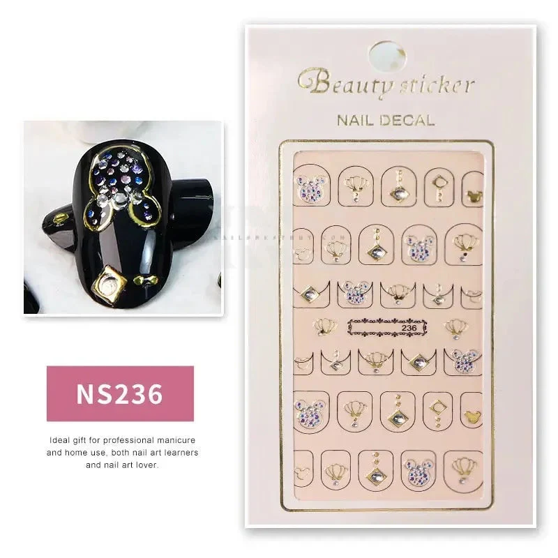 Design Nail Sticker 3D Art - NS236 - Image 2