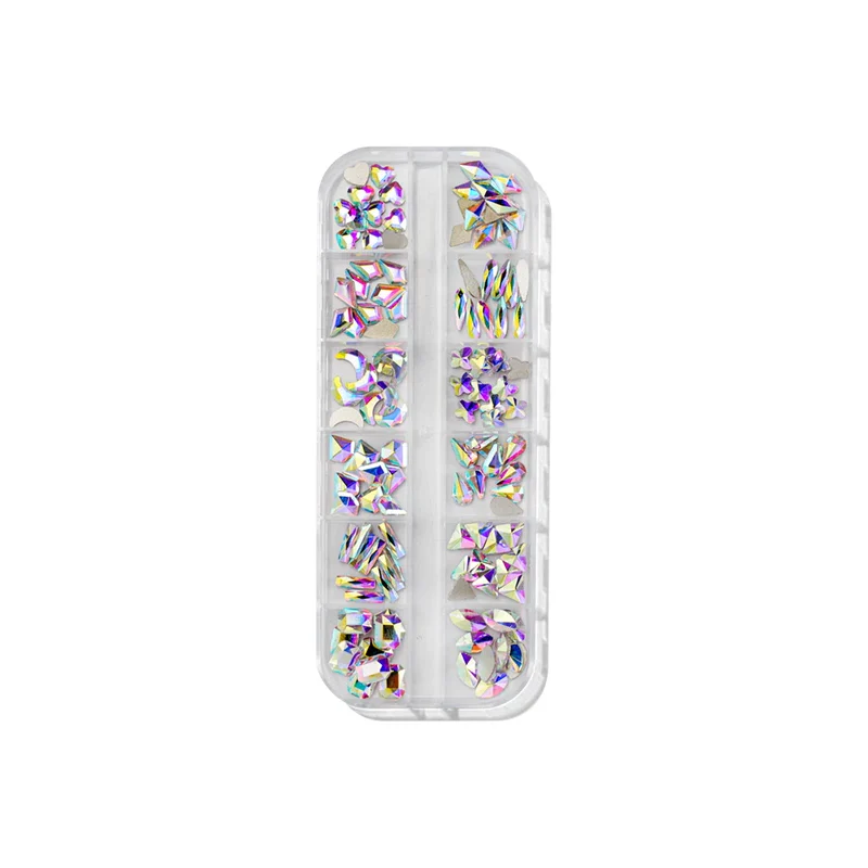 Diamond Rhinestone AB 12 Shape (120pcs) - Image 2
