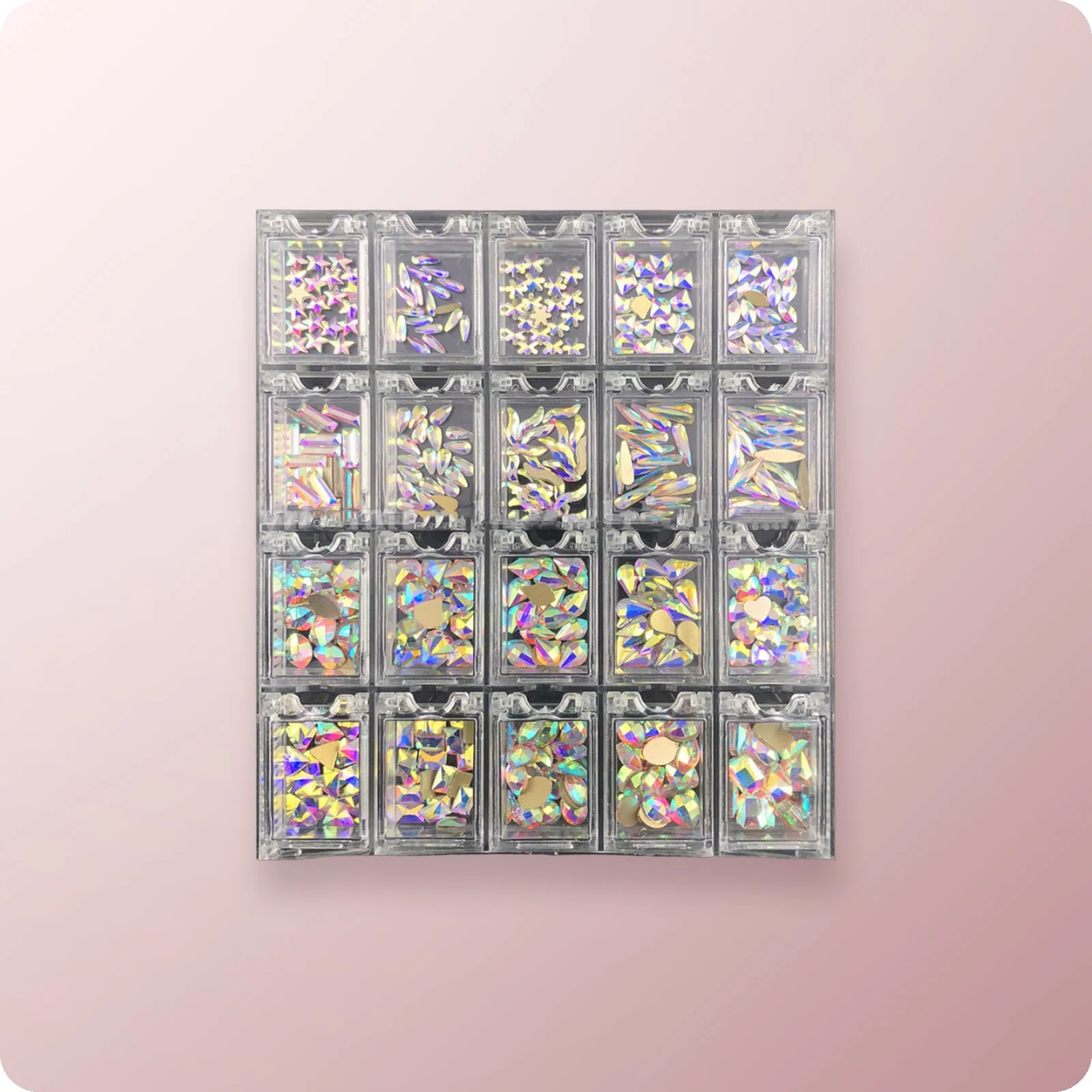 Diamond Rhinestone AB 20 Shape (400pcs)