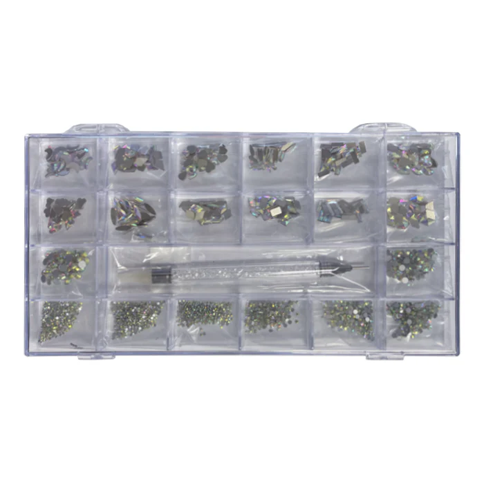 Diamond Rhinestones Kit AB 21 Shape (2800pcs) - Image 2