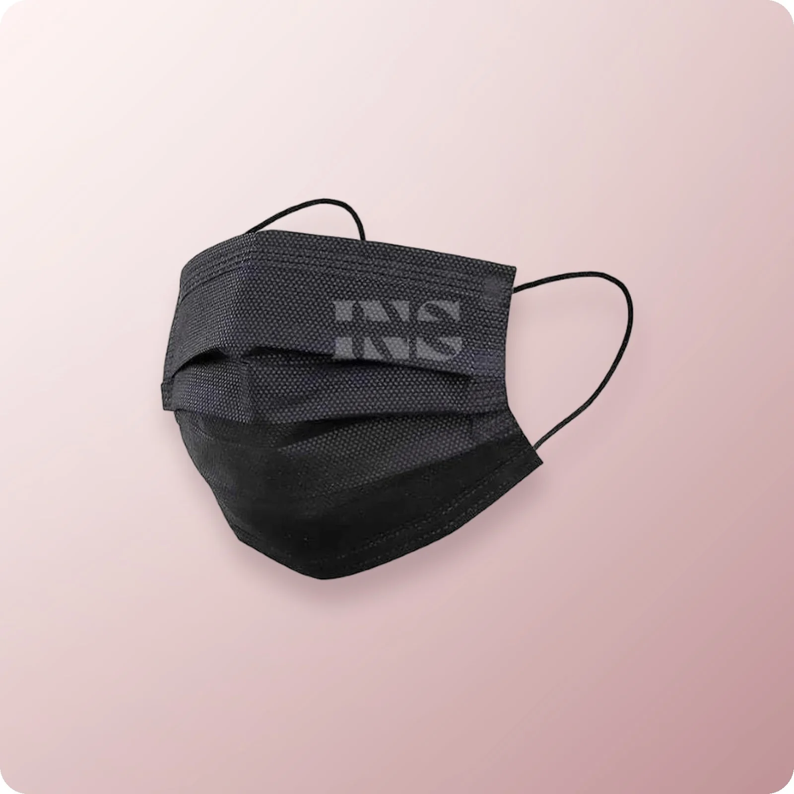 Disposable Face Mask Black 3 Layers - 2000/Case