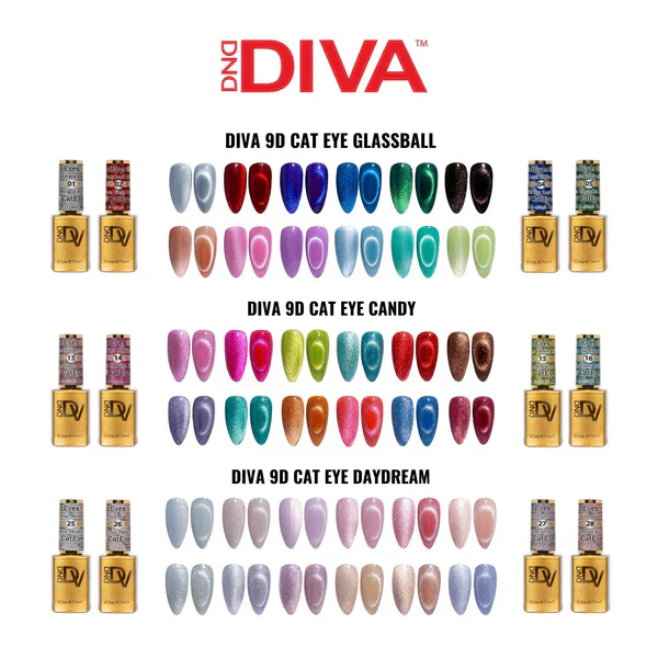 Diva Framed Swatch Chart 9D Cat Eye - Image 3