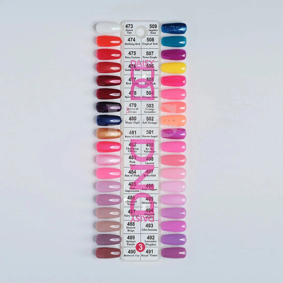 DND Duo Gel - Collection 3 (473 - 509) - 36 pc - Free Chart - Image 2