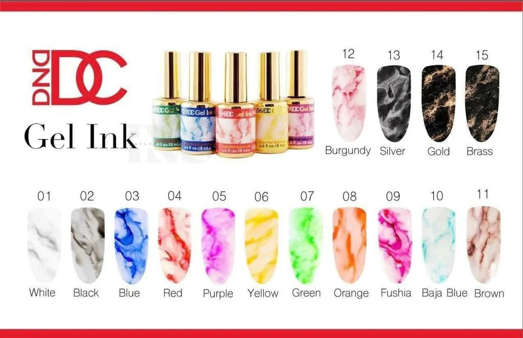 DND DC Gel Ink Collection 15 Colors - Image 2