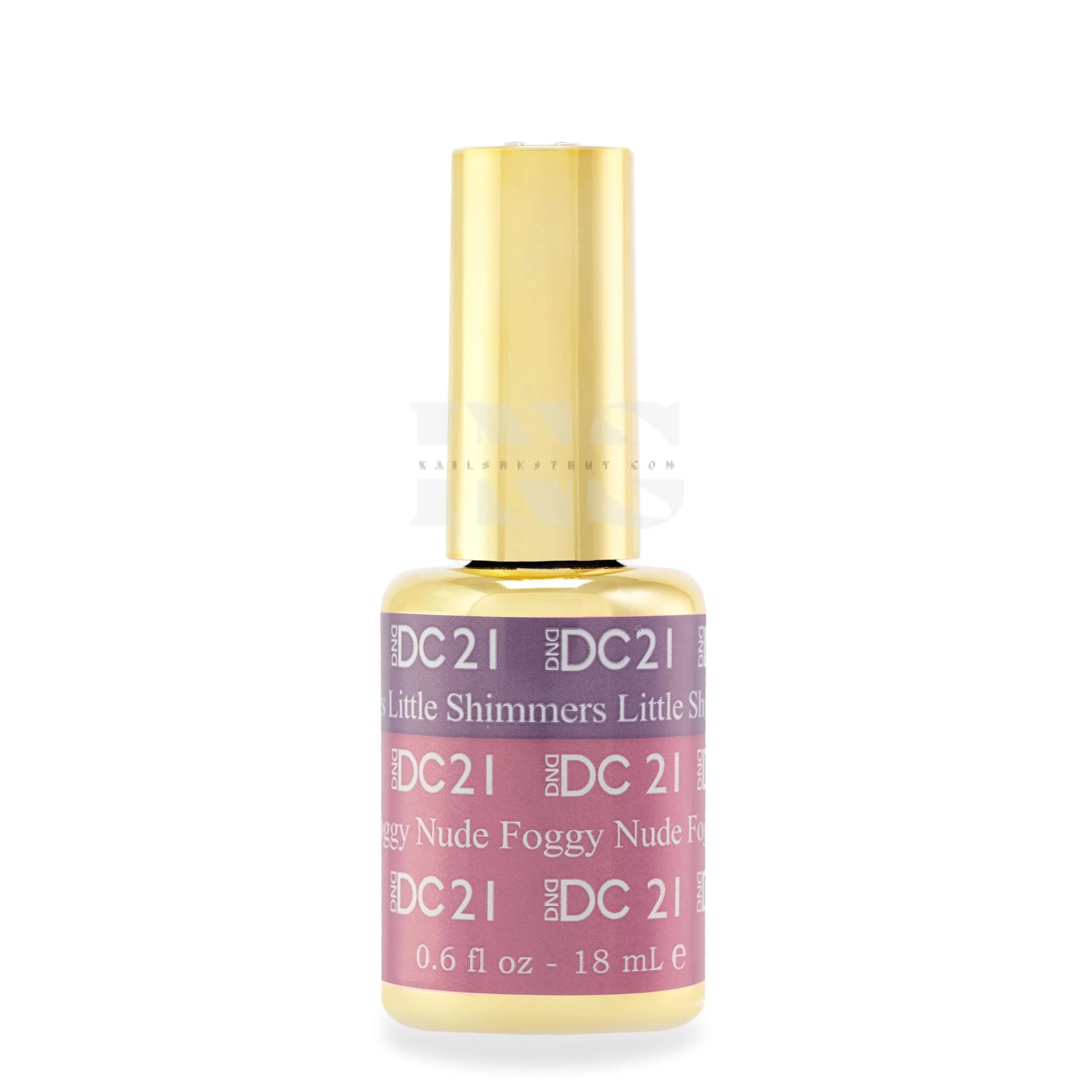DND DC Gel - Mood Change - 21 Little Shimmers To Foggy Nude - Image 2