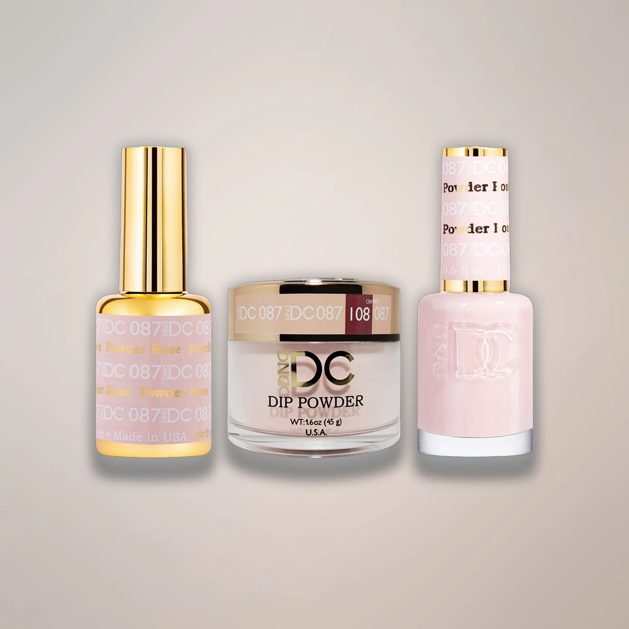DND DC Trio 087 Rose Powder