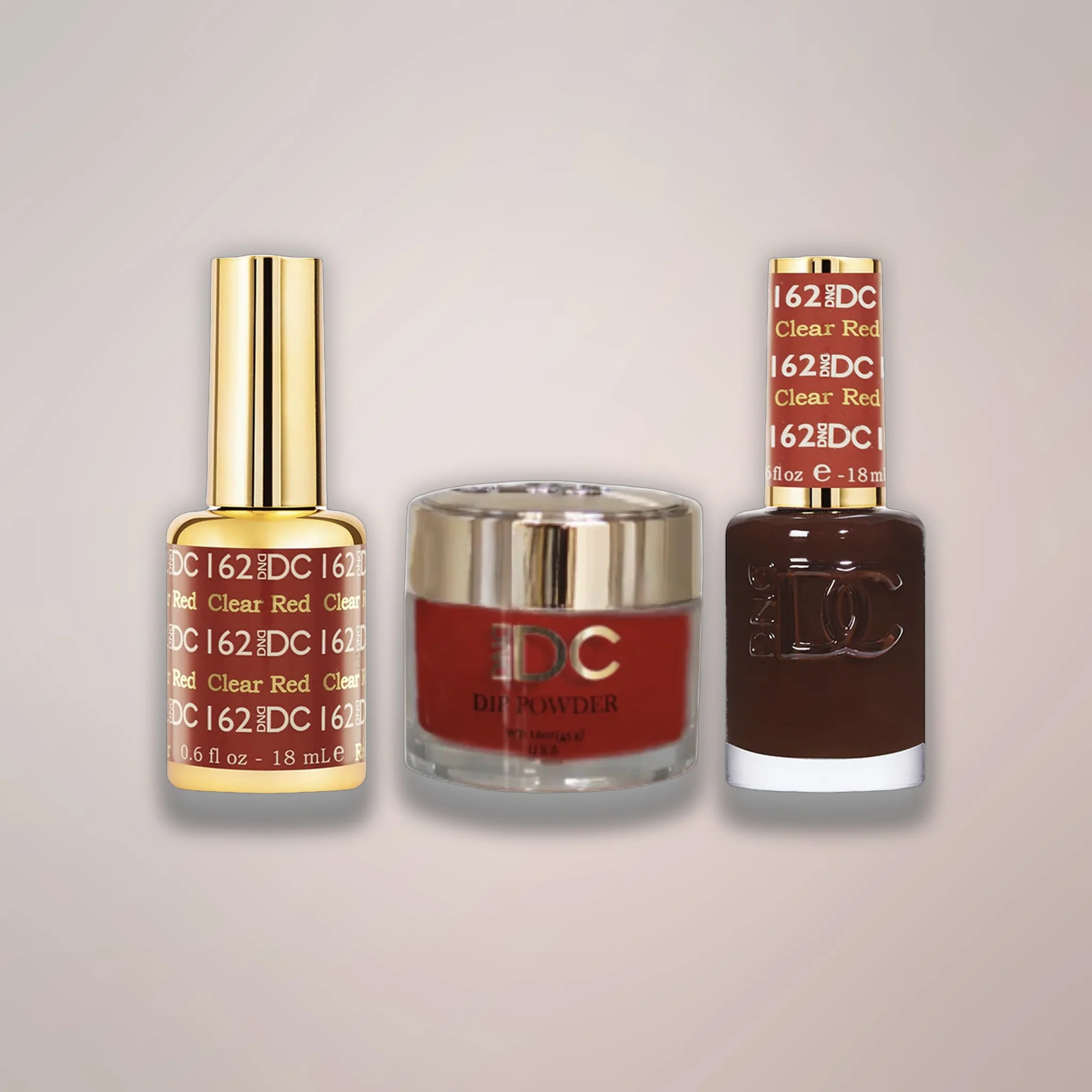 DND DC Trio - 162 Clear Red