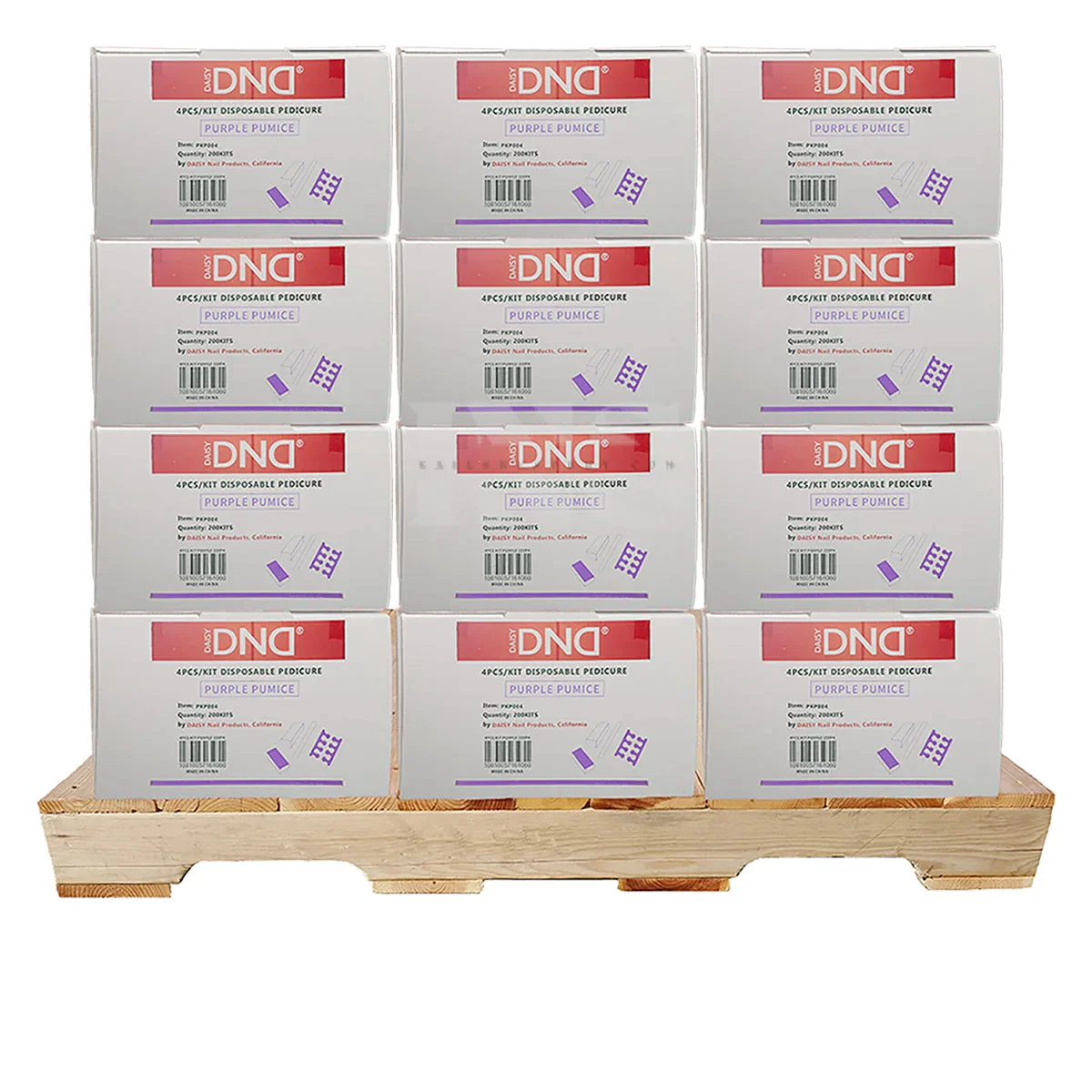 DND Disposable Pedicure Kit 4in1 200/Box - 60/Case per PALLET (W1) - Image 3