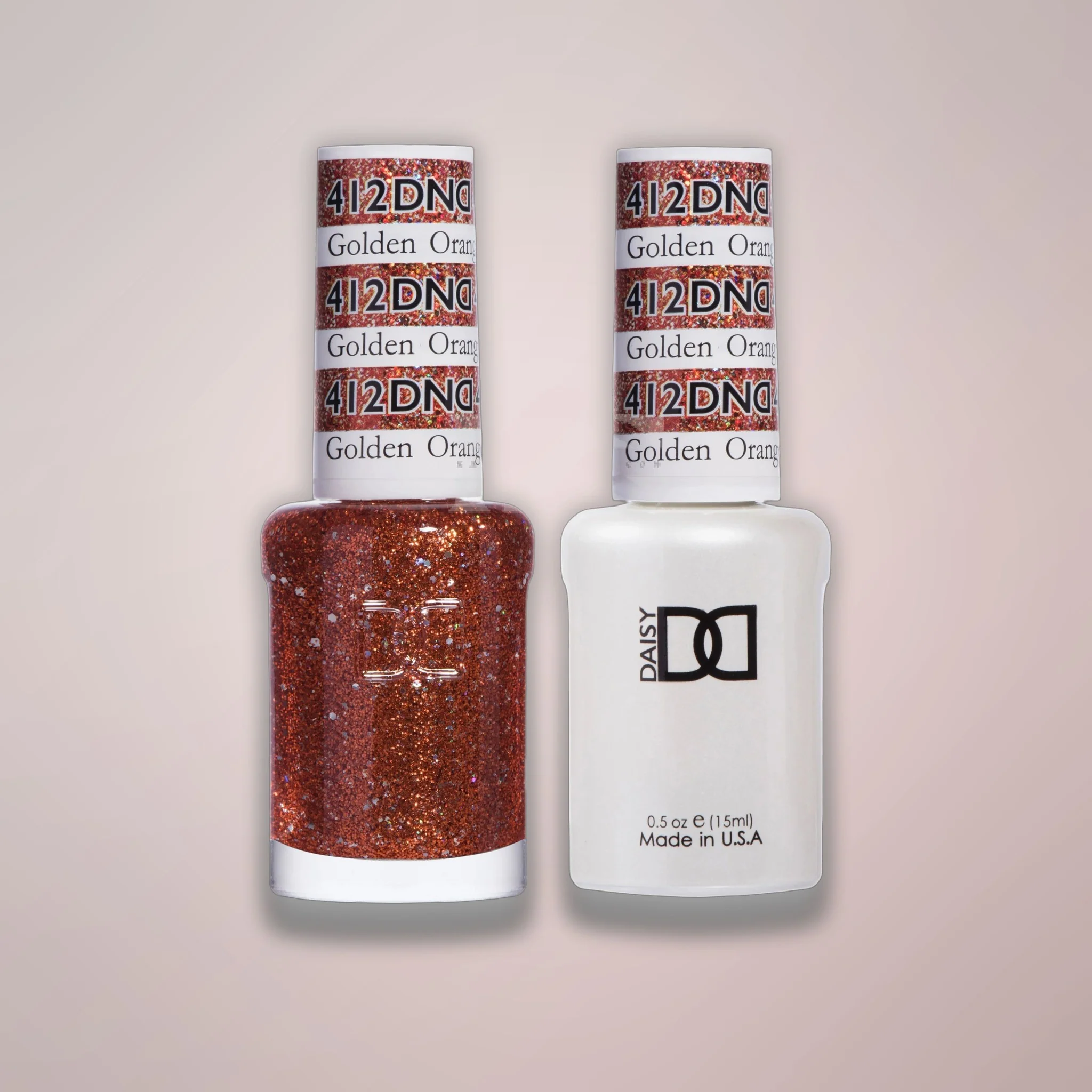 DND Duo Gel - 412 Golden Orange Star