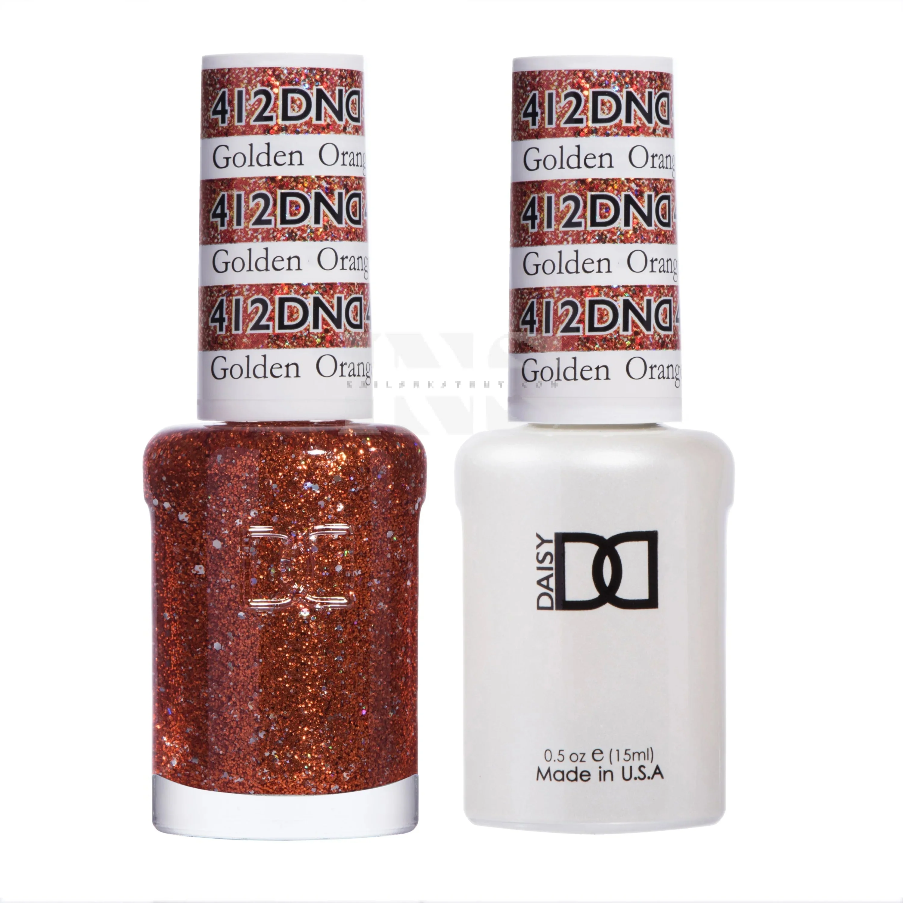 DND Duo Gel - 412 Golden Orange Star - Image 2