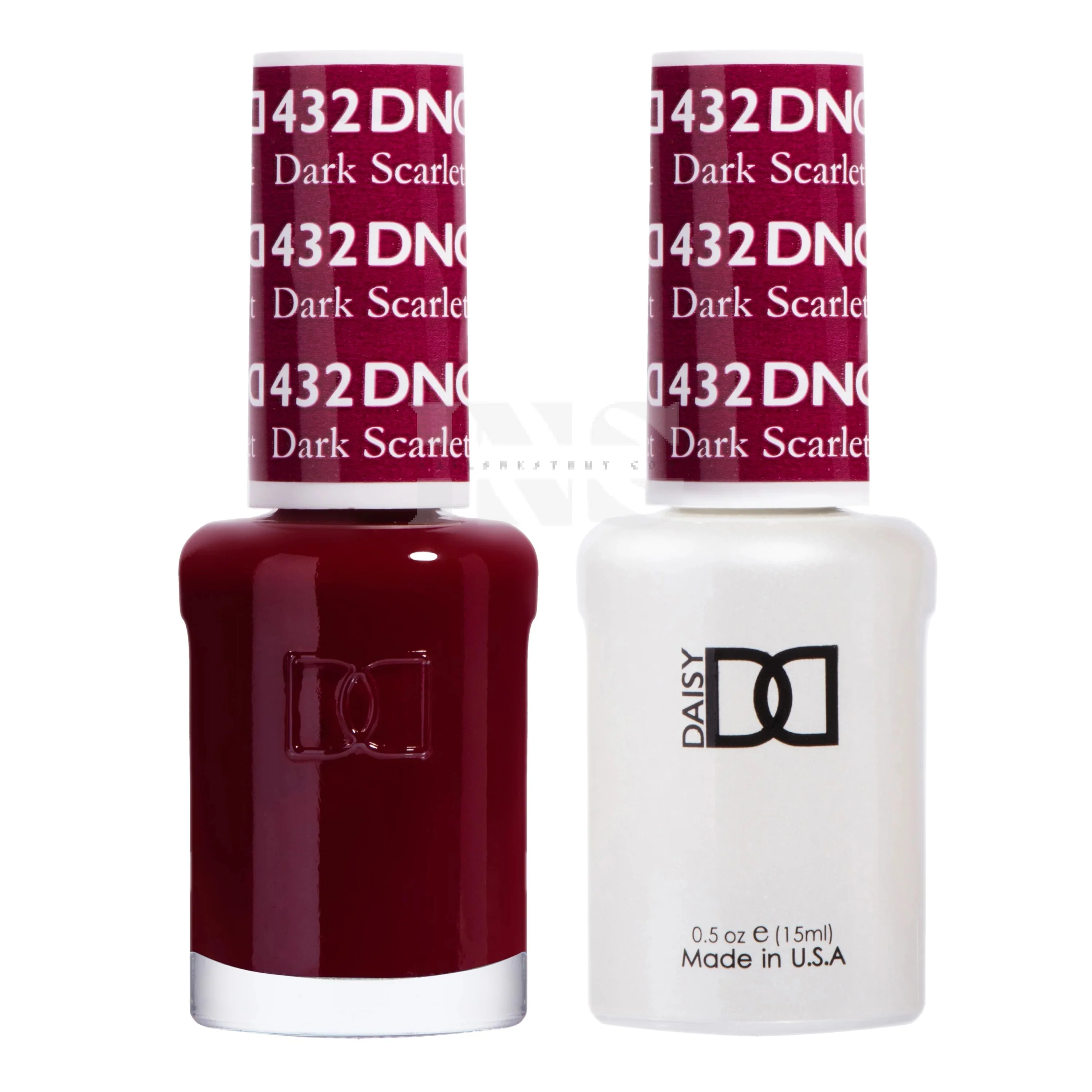 DND Duo Gel - 432 Dark Scarlet - Image 2
