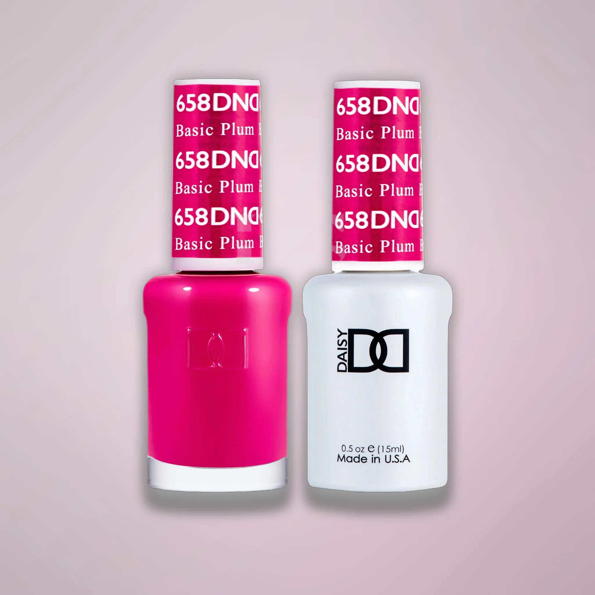 DND Duo Gel - 658 Basic Plum - Image 3