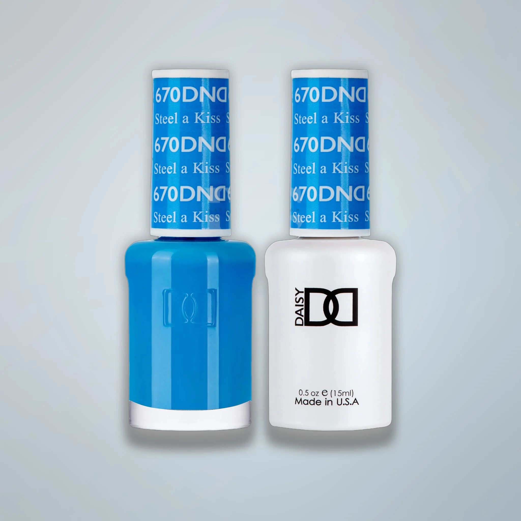 DND Duo Gel - 670 Steel A Kiss