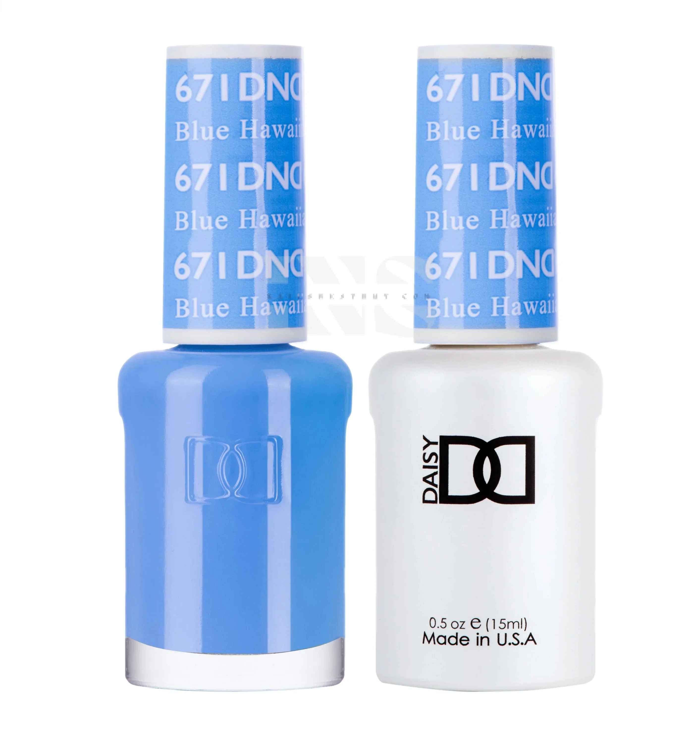 DND Duo Gel - 671 Blue Hawaiian - Image 2