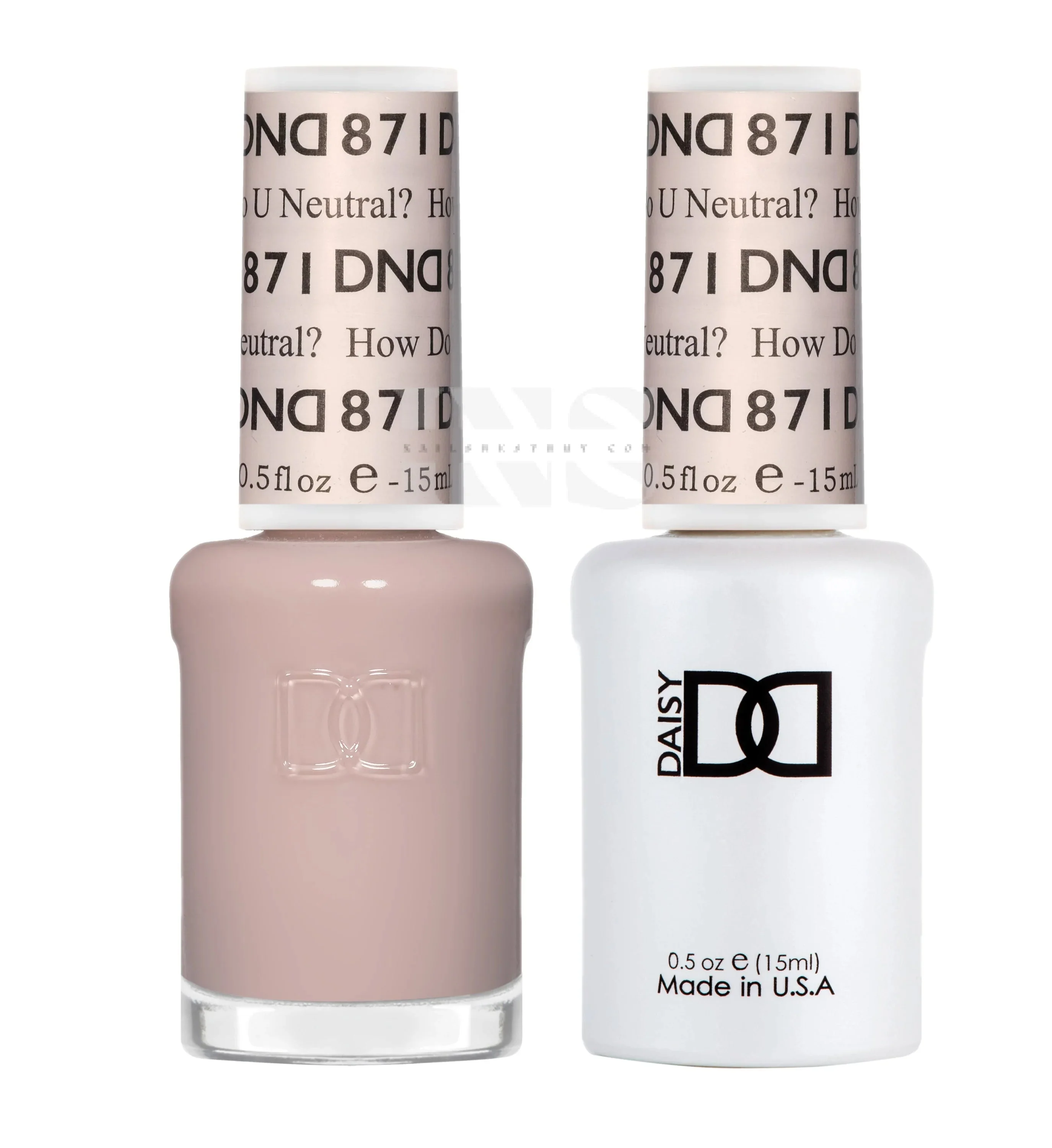 DND Duo Gel - 871 How Do U Neutral? - Image 2