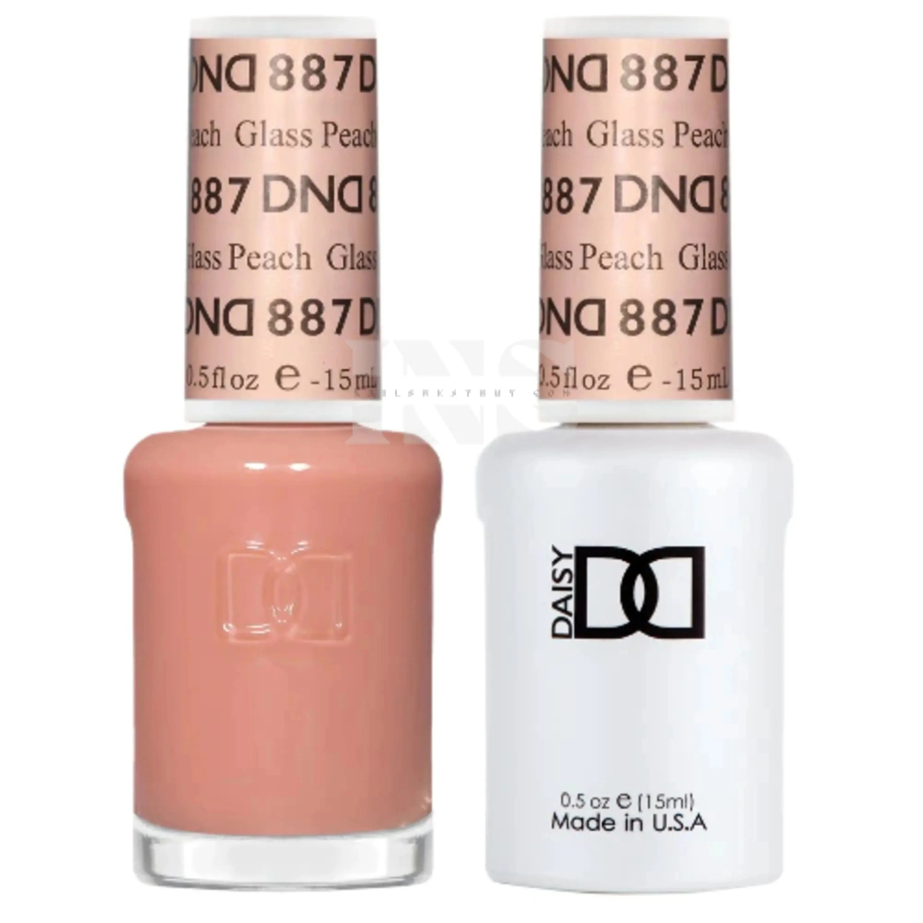 DND Duo Gel - 887 Glass Peach - Image 2