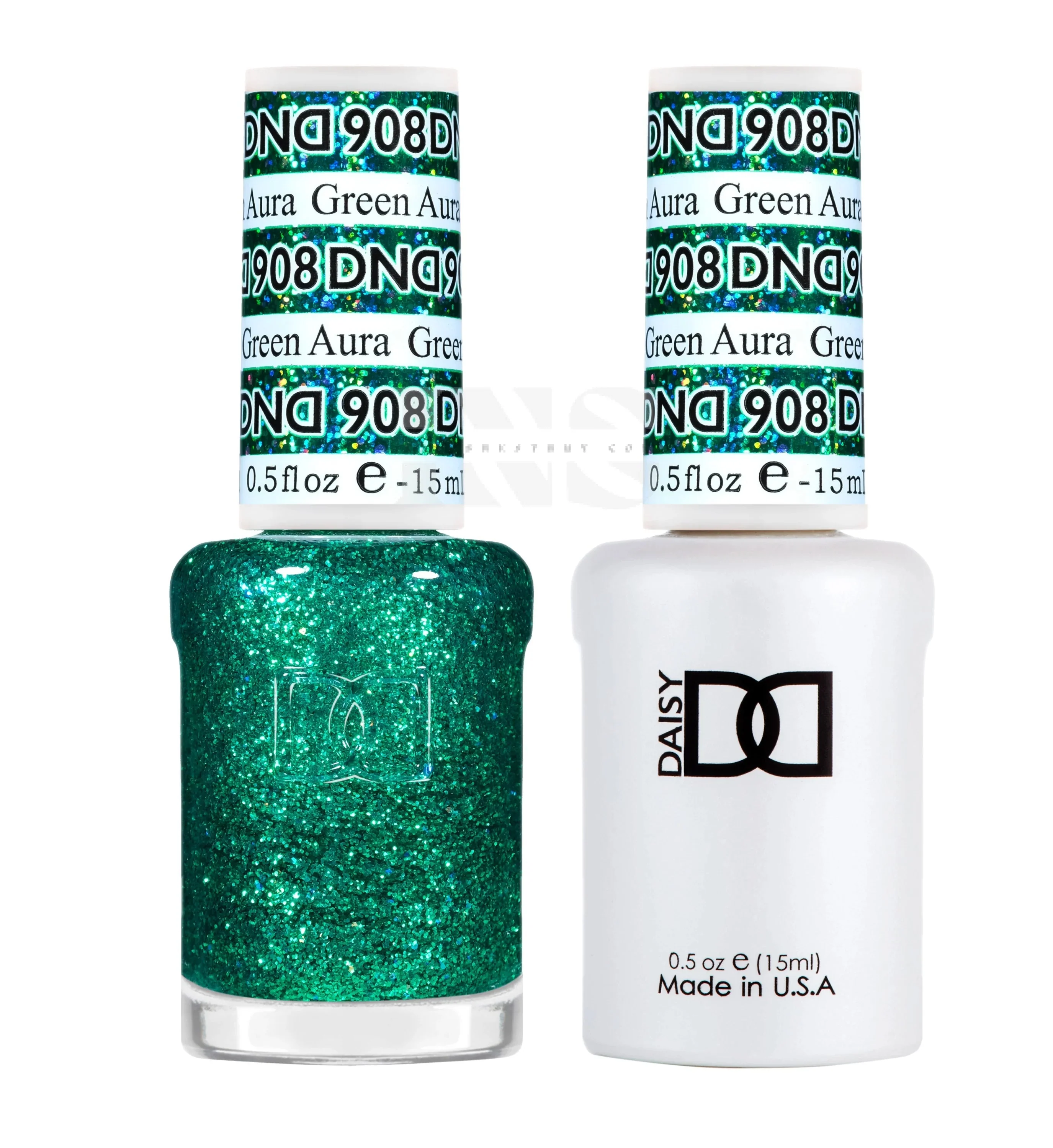 DND Duo Gel - 908 Green Aura - Image 2