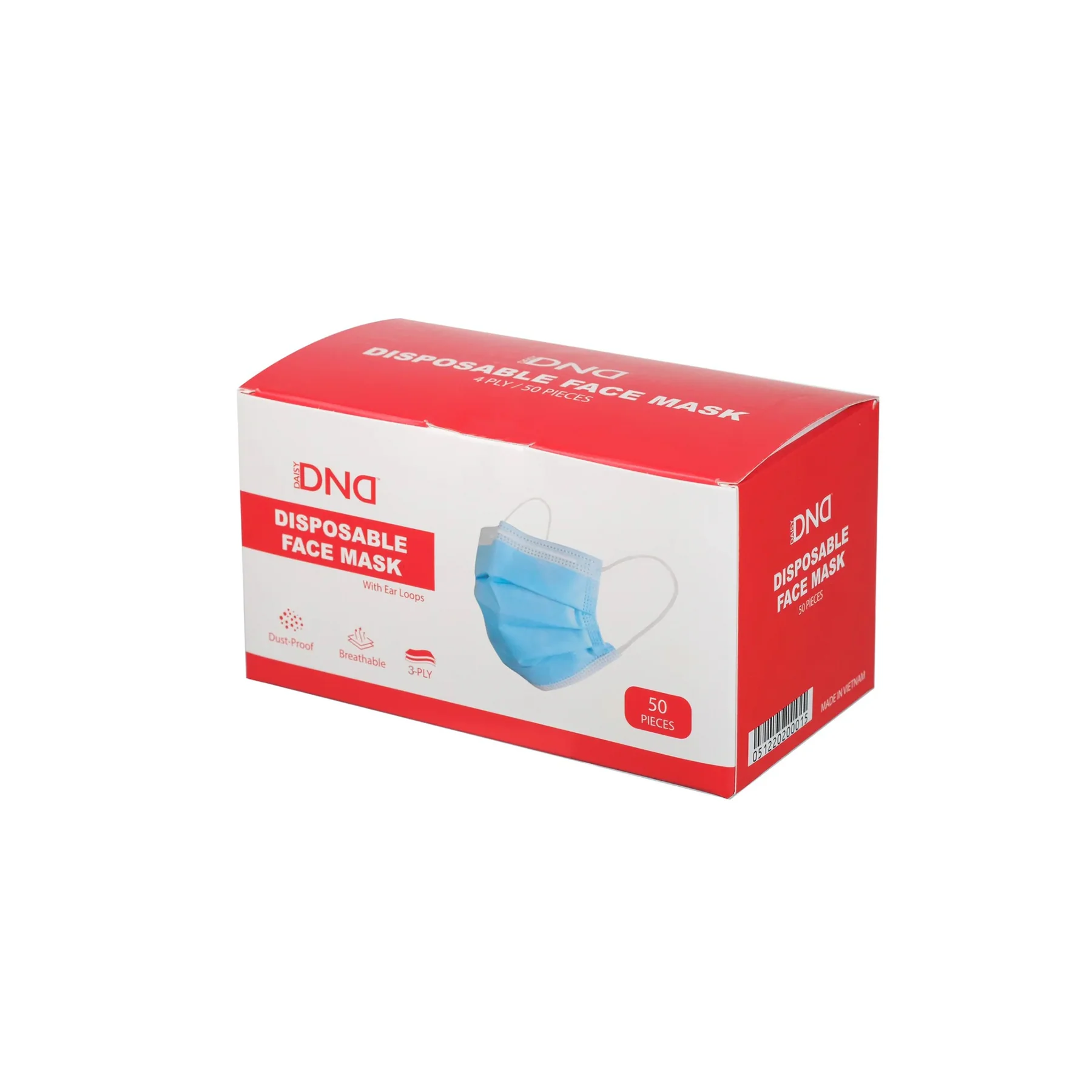 DND Face Mask 3 Layers - 50/Box - Image 2