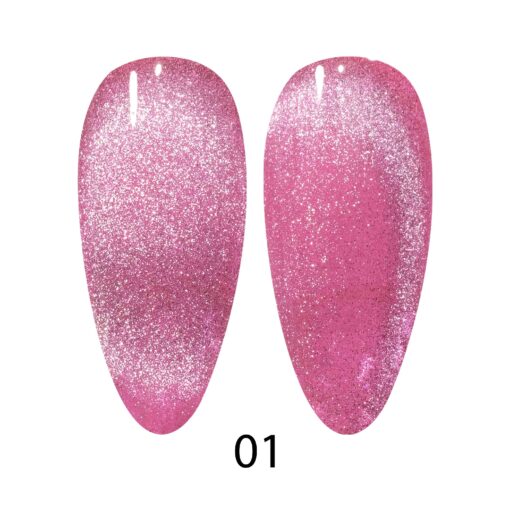 DND DC Gel - 9D Cat Eye - 01 Twilight Blush - Image 2