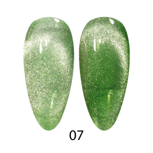 DND DC Gel - 9D Cat Eye - 07 Velvet Fern - Image 2