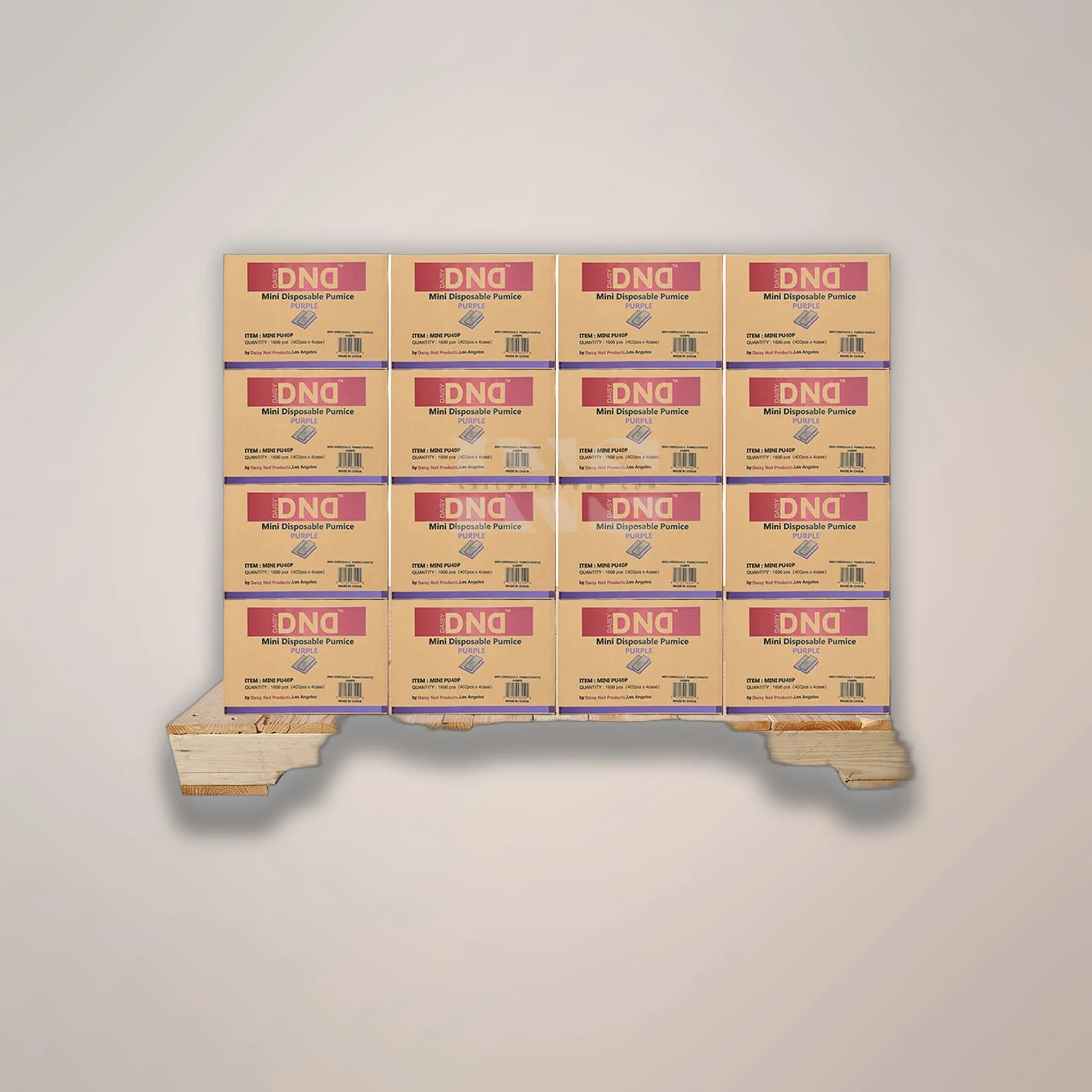 DND Mini Pumice Purple 1600/Case - 35/Case per PALLET (W2)
