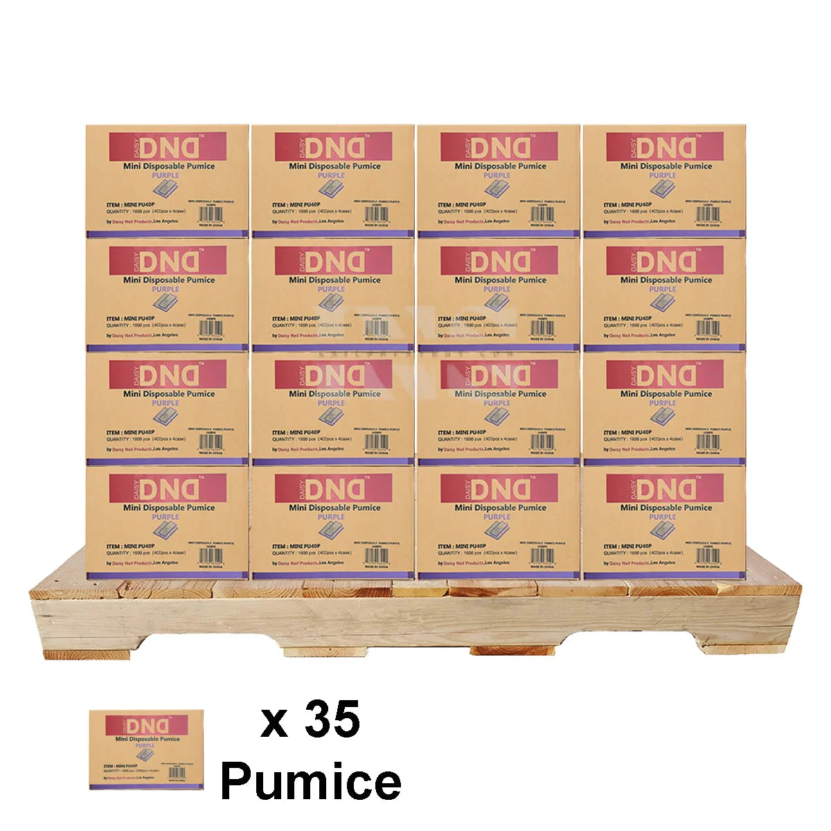 DND Mini Pumice Purple 1600/Case - 35/Case per PALLET (W2) - Image 2