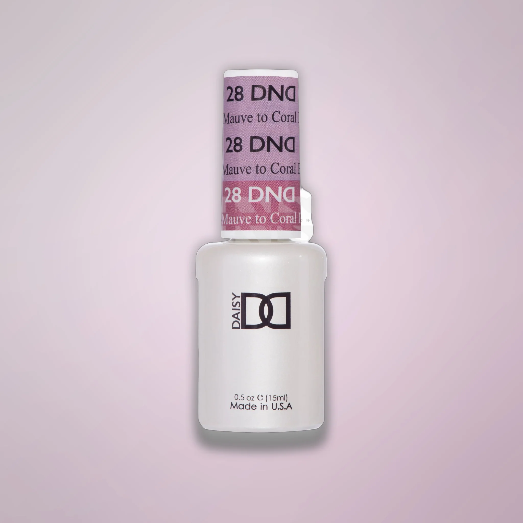 DND Gel - Mood - 28 Mauve to Coral Pink