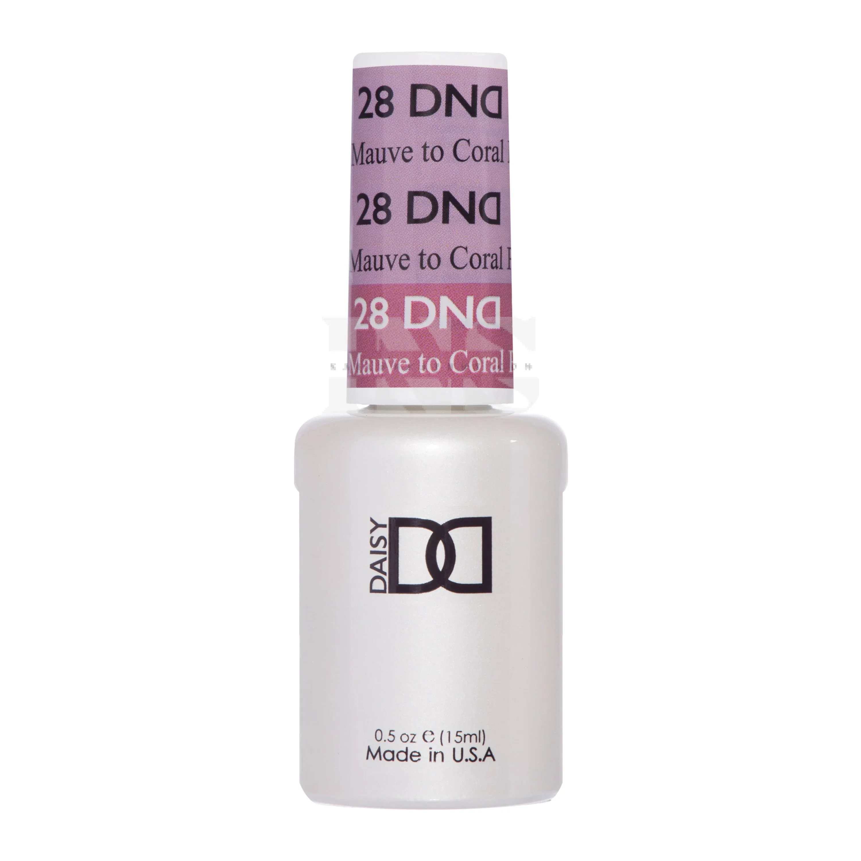 DND Gel - Mood - 28 Mauve to Coral Pink - Image 2
