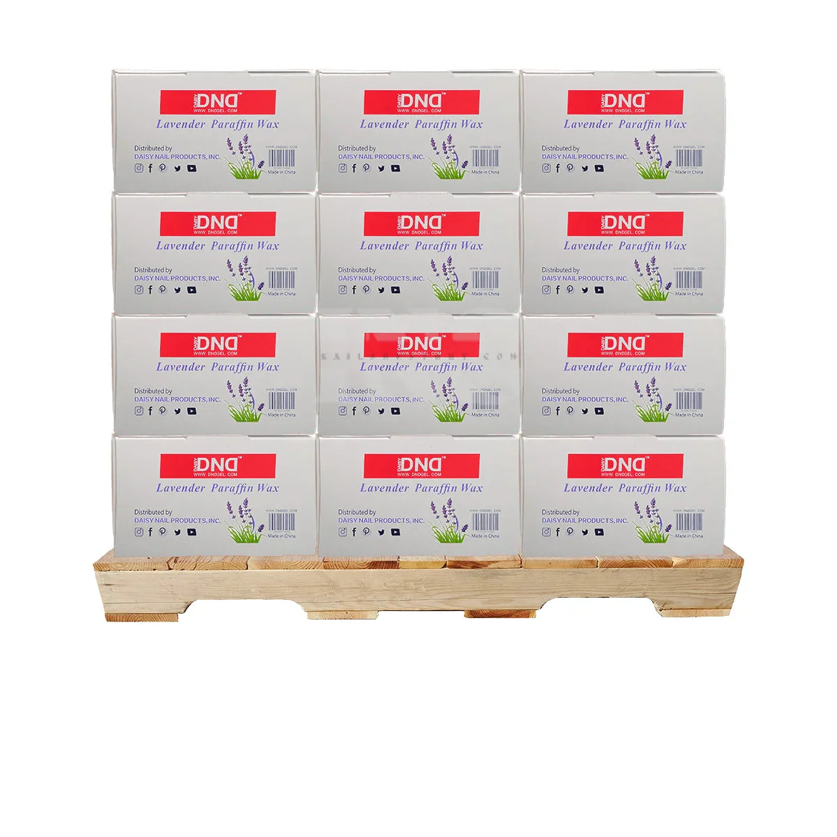 DND Paraffin Wax Lavender 36lbs/Case - 42/Case per PALLET (W2) - Image 3