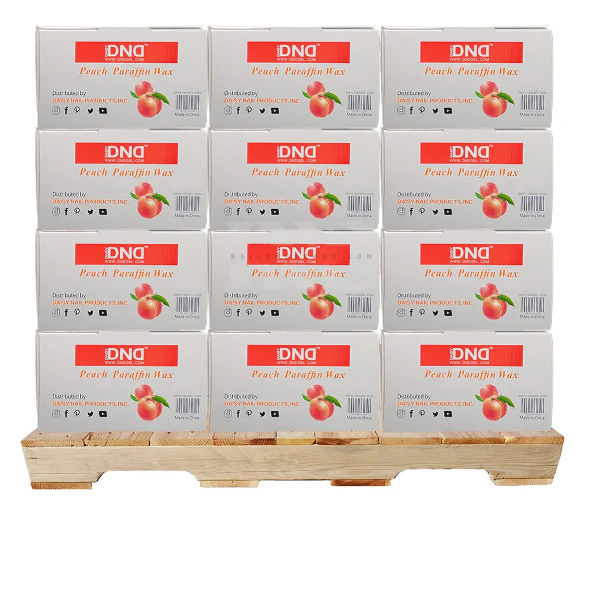 DND Paraffin Wax Peach 36lbs/Case-  42/Case per PALLET (W2) - Image 3