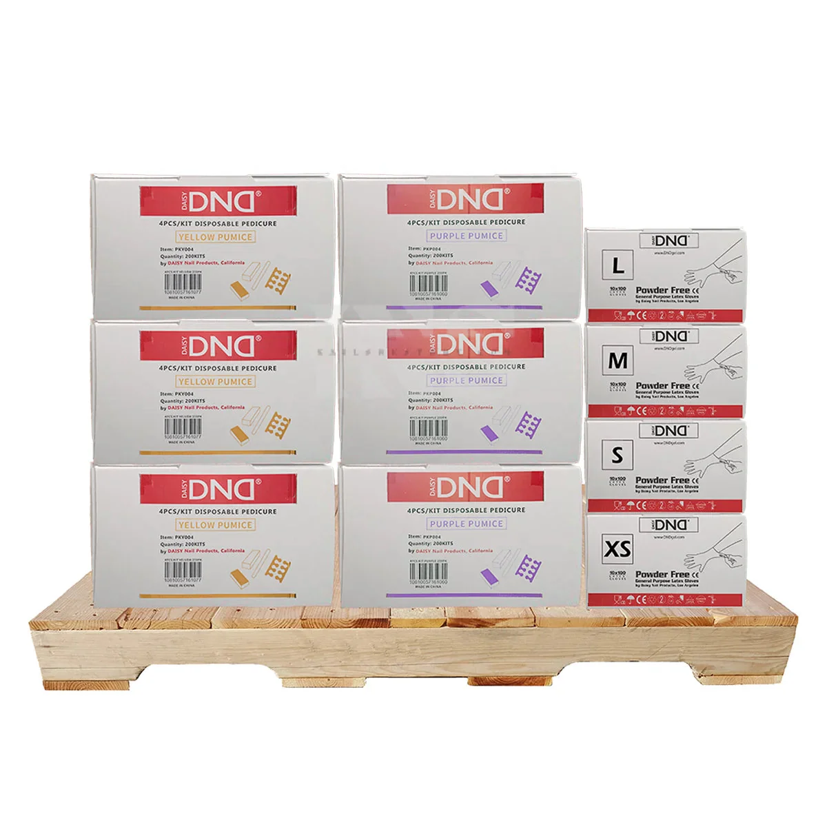 DND Pedicure Kit (30 Boxes) & Latex Glove (44 Cases) PALLET (W2) Mix #8 - Image 3