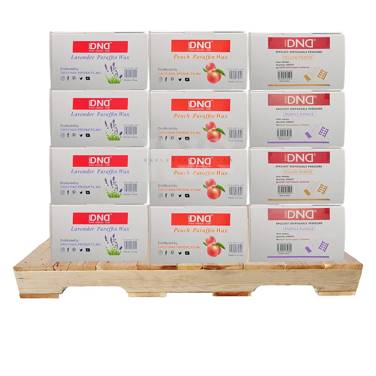 DND Pedicure Kit (30 Boxes) & Paraffin Wax (21 Cases) PALLET (W2) Mix #7 - Image 3