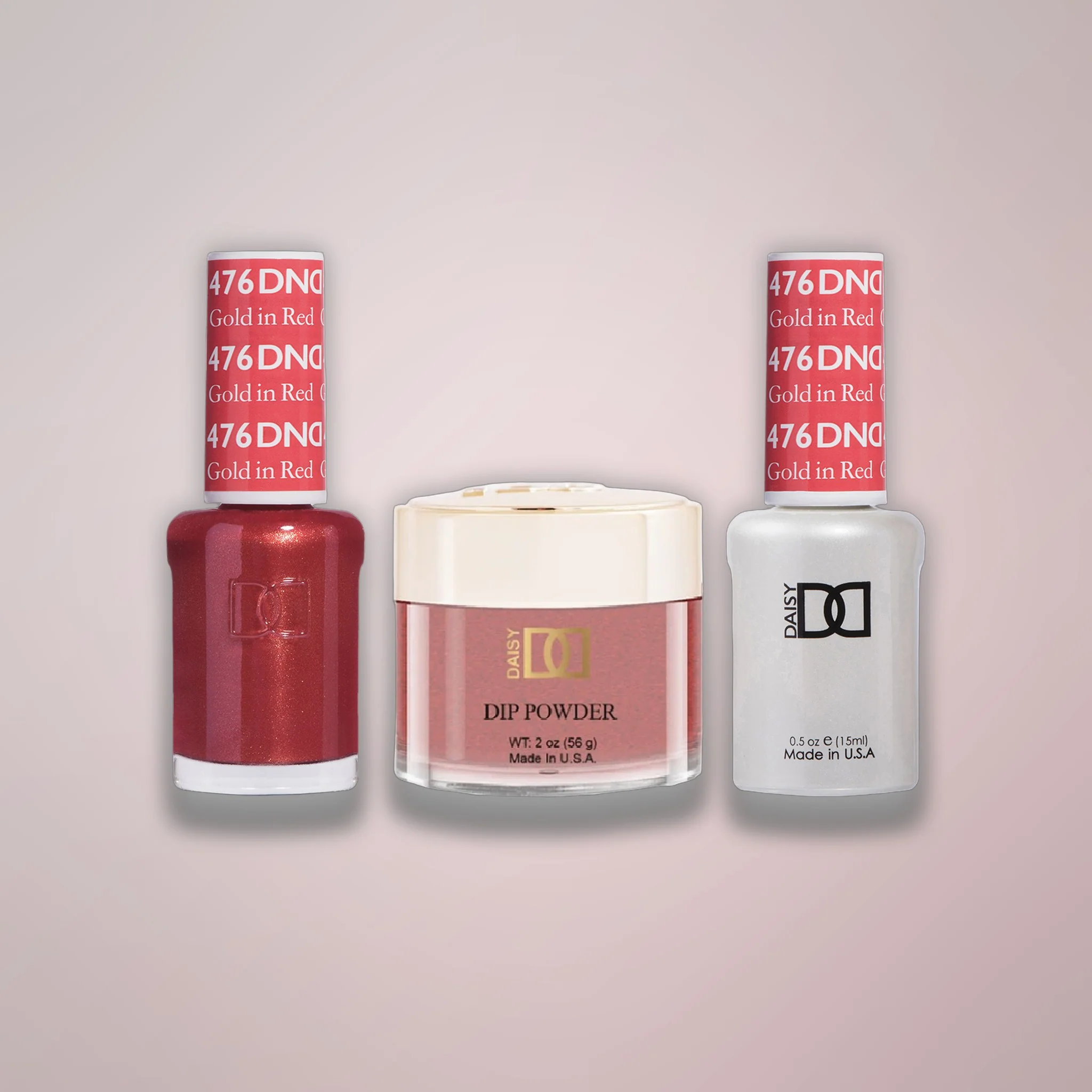 DND Trio - 476 Gold In Red